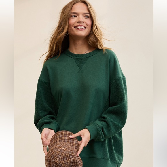 aerie Sweaters - American Eagle Aerie Tres Chic Chenille Sweatshirt - Small